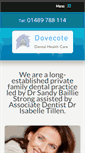 Mobile Screenshot of dovecotedental.co.uk